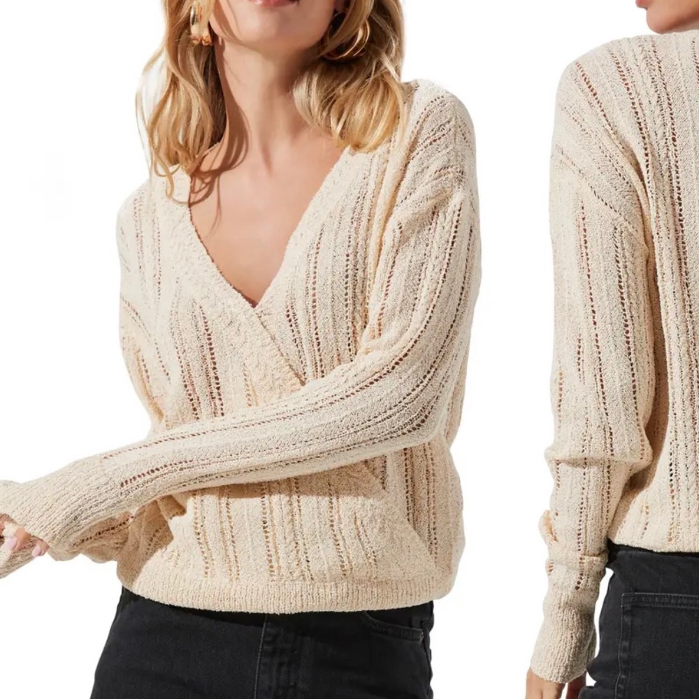 NWT ASTR the label | Cream knit sweater